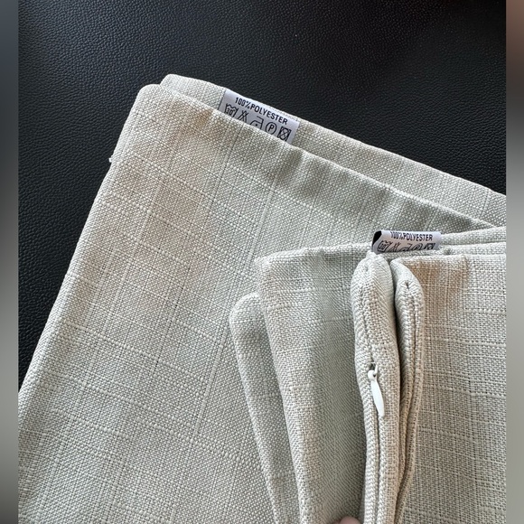 2 brand new pillow cases grey color size 40 cm by 40 cm gray - Picture 5 of 11